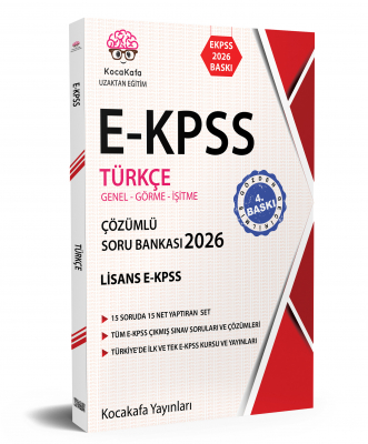 Ekpss Genel-Görme-İşitme LİSANS  2026 Baskı Türkçe Çözümlü Soru Bankası 