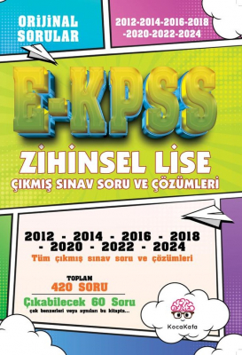 ZİHİNSEL LİSE (Tekil) 2012 -2024 ÇIKMIŞ TÜM SINAV SORULARI ve AYRINTILI ÇÖZÜMLERİ KİTABI 