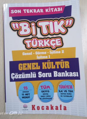 Bi TIK TÜRKÇE Son Tekrar Soru Bankası - Tüm adaylar 