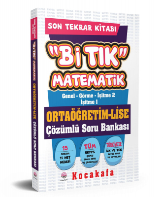 Bi TIK MATEMATTİK ORTAÖĞRETİM Son tekrar Soru Bankası Çözümlü kitap